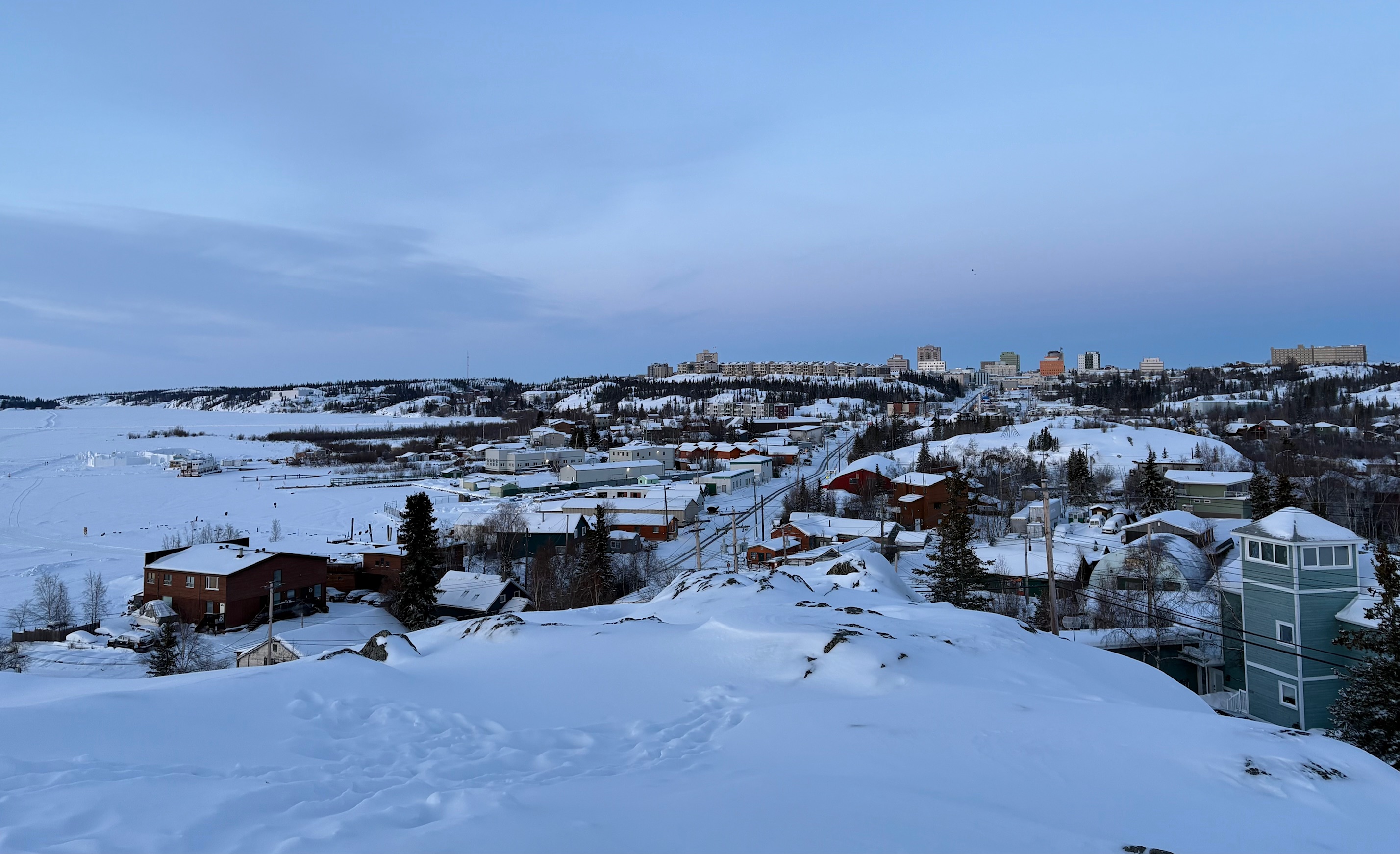 Yellowknife at dawn